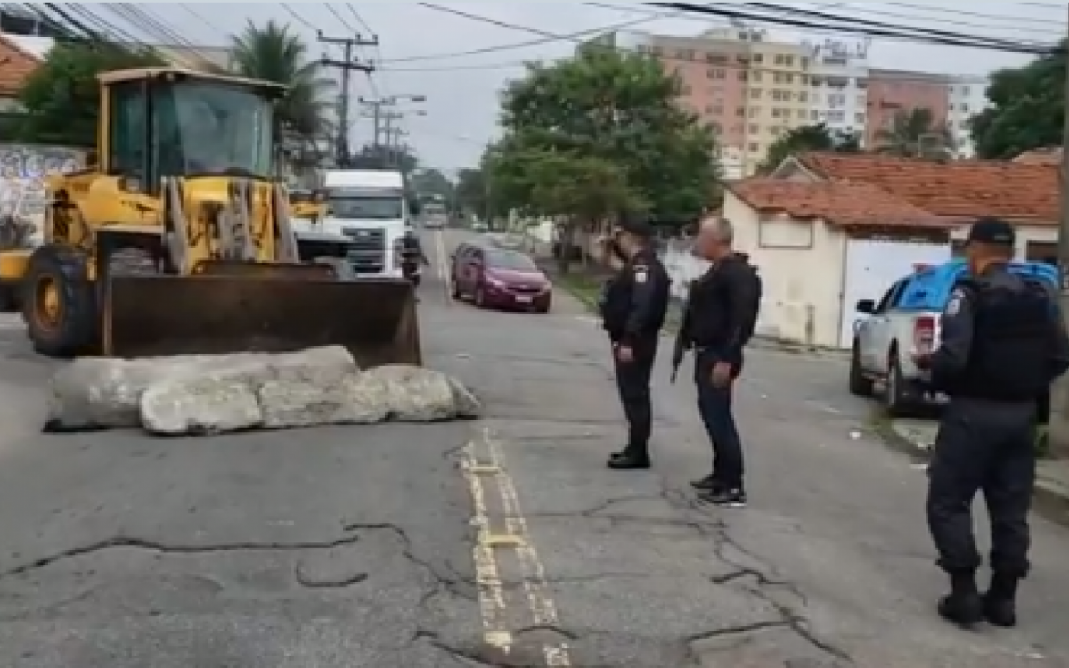 Polícia Militar realiza operação na comunidade do Fubá, em Campinho, na Zona Norte - Reprodução