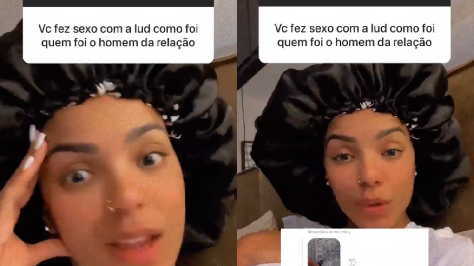 Mulher de Ludmilla rebate seguidora que perguntou 'quem é o homem da relação'