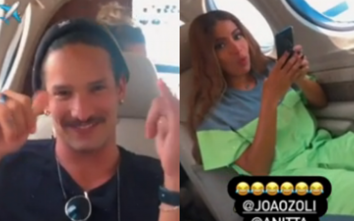 Jo&atilde;o Zoli e Anitta - reprodução de vídeo