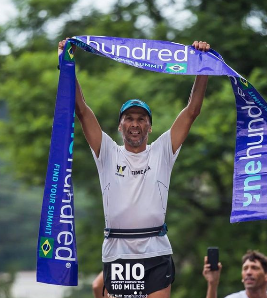 Iazaldir percorreu o trajeto em 14 horas e 45 minutos - Reprodução