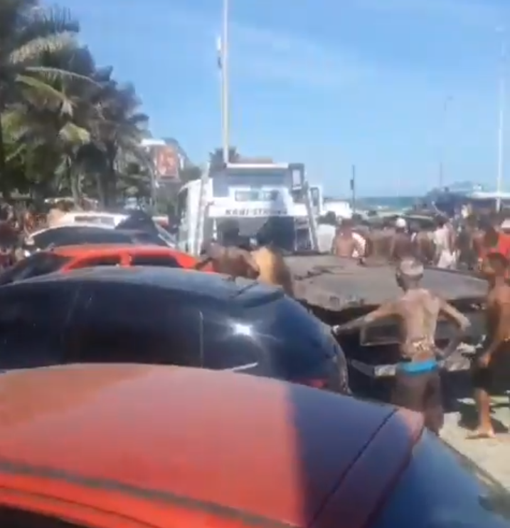 Acidente aconteceu na tarde desta quarta-feira - Reprodução / Redes Sociais