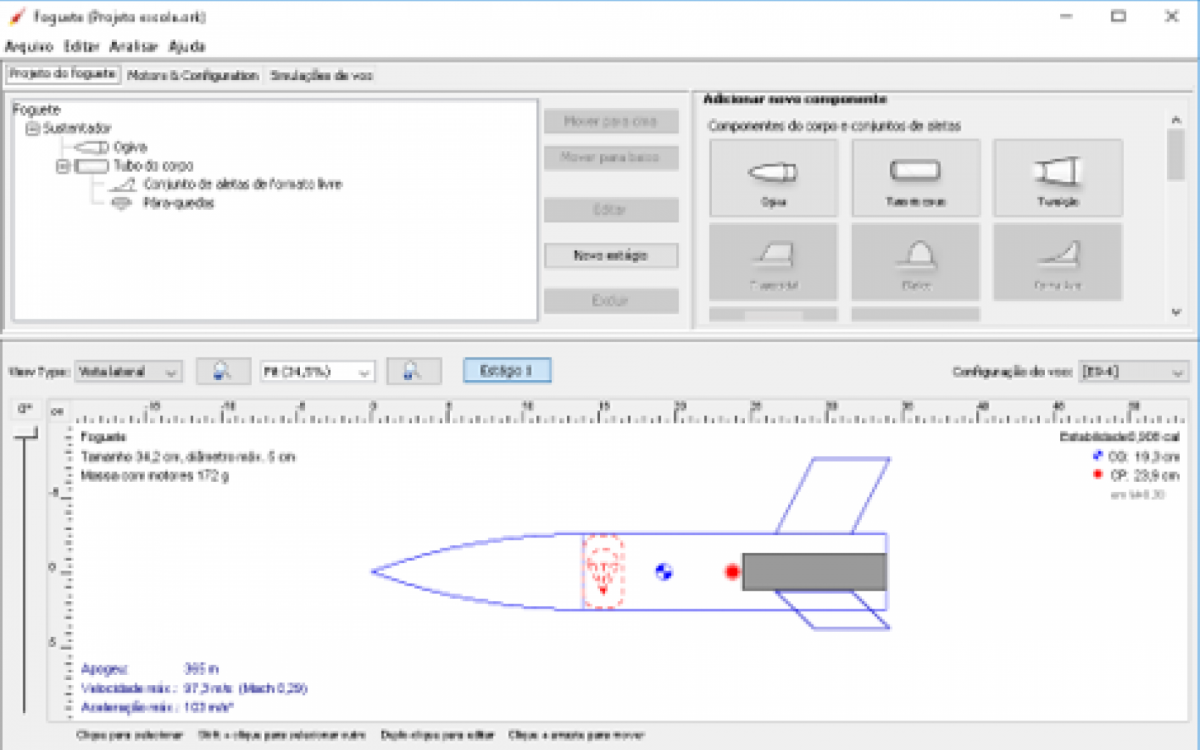 Foguete de Enzo Fontes