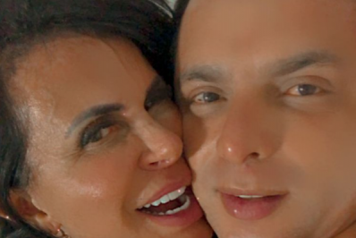 Gretchen posa sexy com o marido: 'Fazemos gostoso'