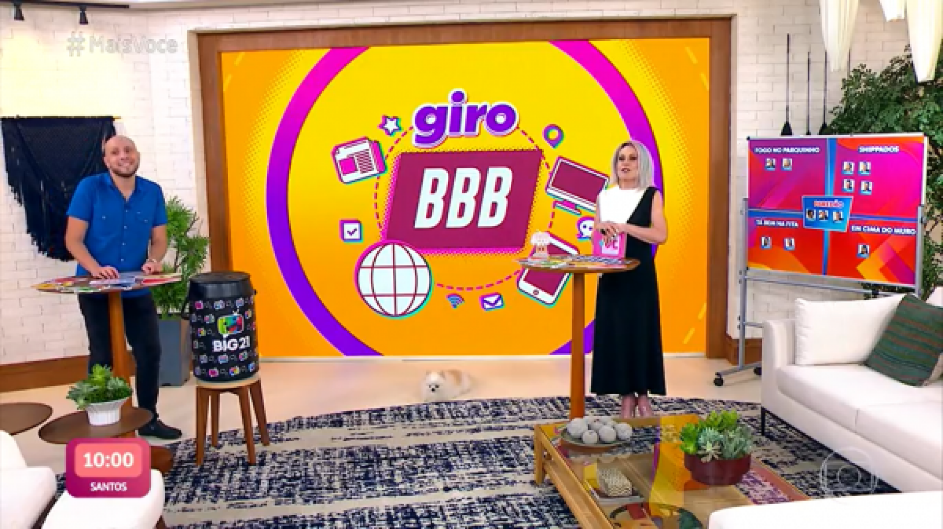 Ivo e Ana Maria falam em 'racismo reverso' no 'Mais Você' - Reprodução