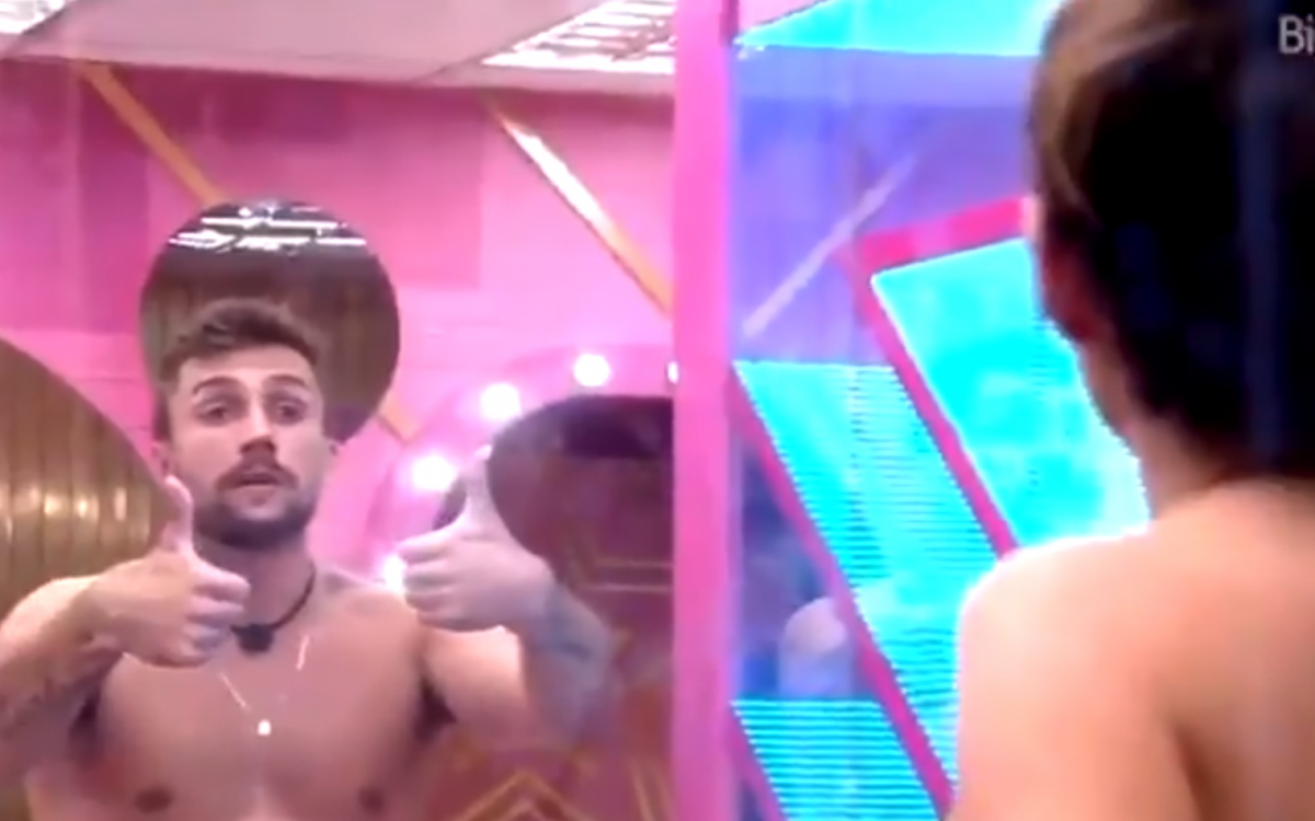 Arthur se estressa no 'BBB 21'