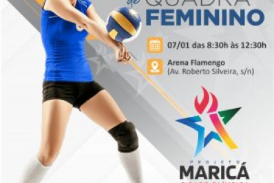 Primeira seletiva do vôlei de quadra feminino do projeto Maricá Cidade Olímpica acontece neste sábado (07/01)