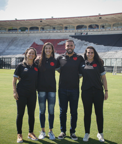Novos integrantes da comissão técnica do futebol feminino no Vasco