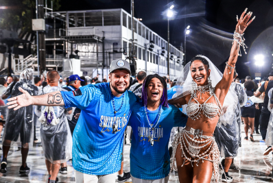 Vila Isabel coloca o público da Sapucaí para festejar a chegada do Rio Carnaval 2023