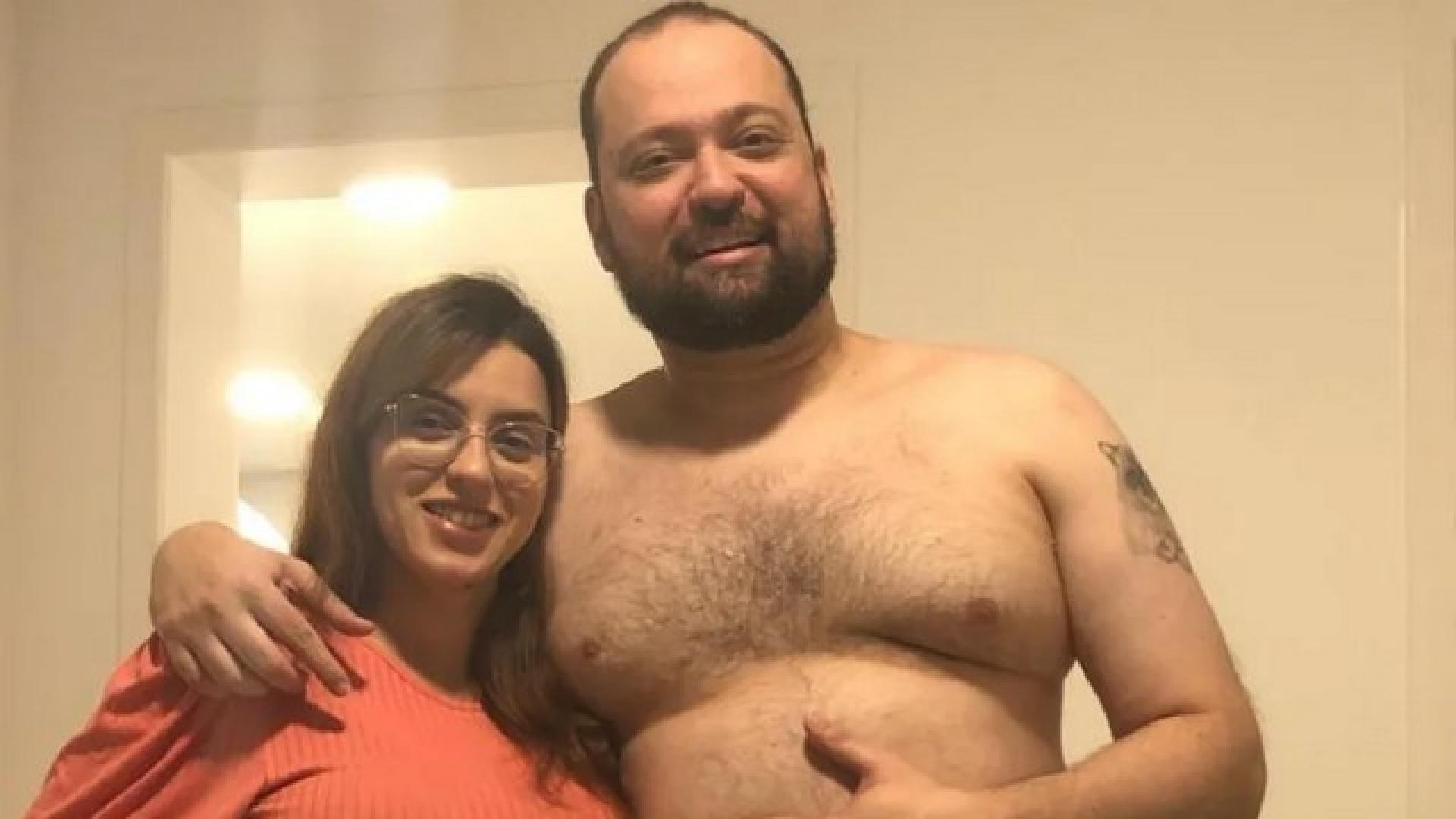 Letycia Peixoto, grávida de 8 meses, ao lado do companheiro Diogo Viola de Nadai, suspeito de ser o mandante da morte da gestante - Reprodução/Redes sociais