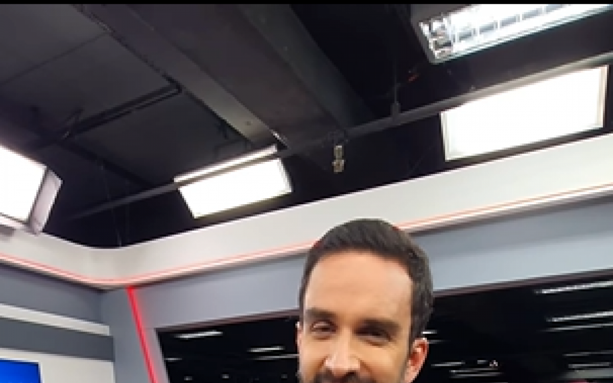 JP Vergueiro veio de S&atilde;o Paulo para apresentar novo jornal