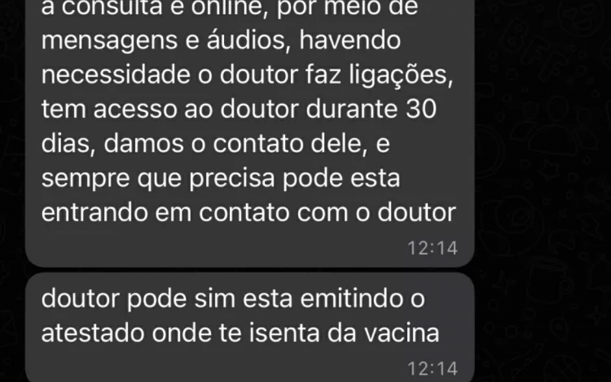 M&eacute;dico cobra R$ 470 pelo falso procedimento