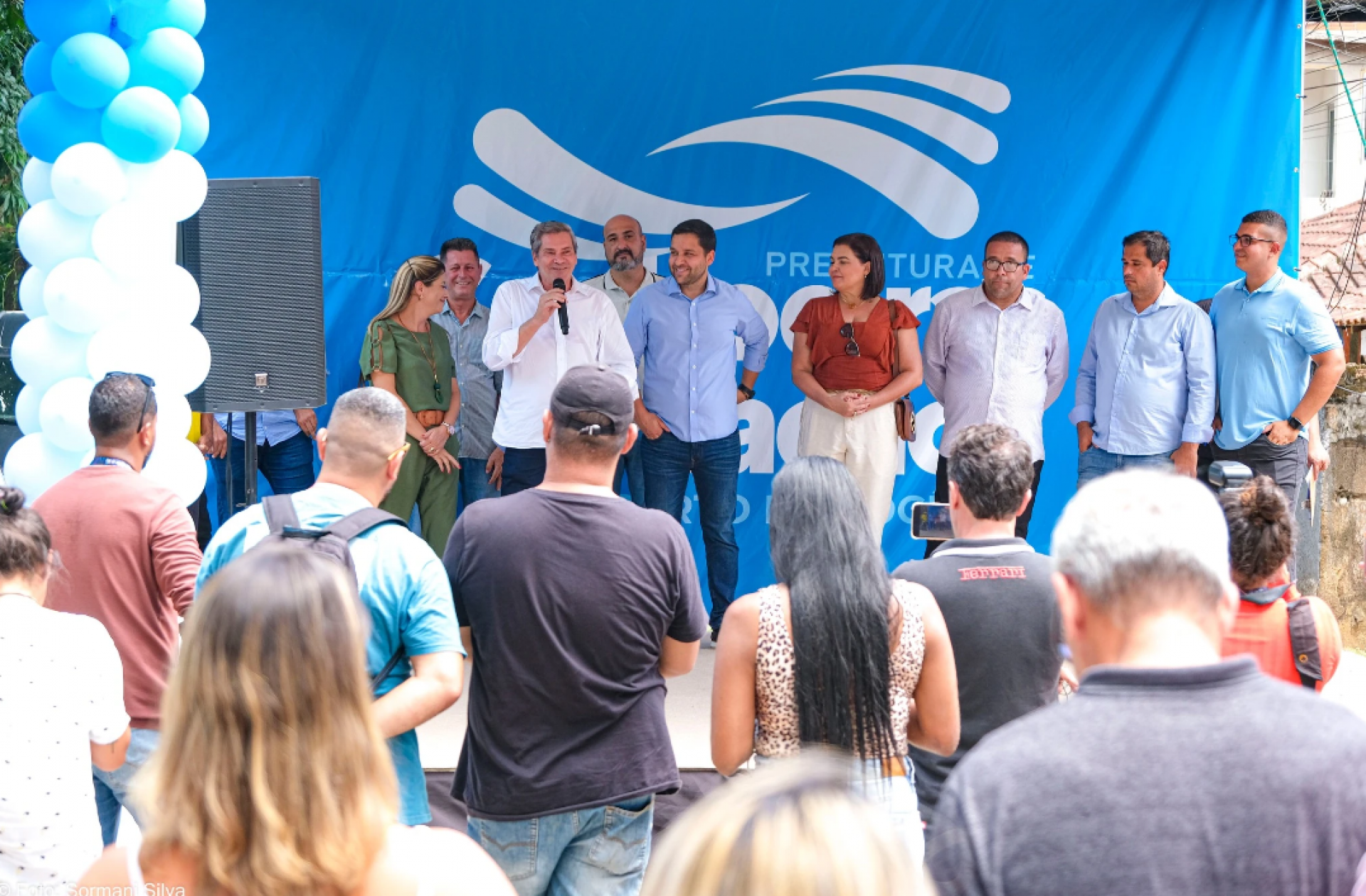 Prefeito de Cachoeiras de Macacu, Rafael Miranda destaca que as obras da Orla do Tuim vão valorizar ainda os recursos hídricos do município - Prefeitura de Cachoeiras de Macacu