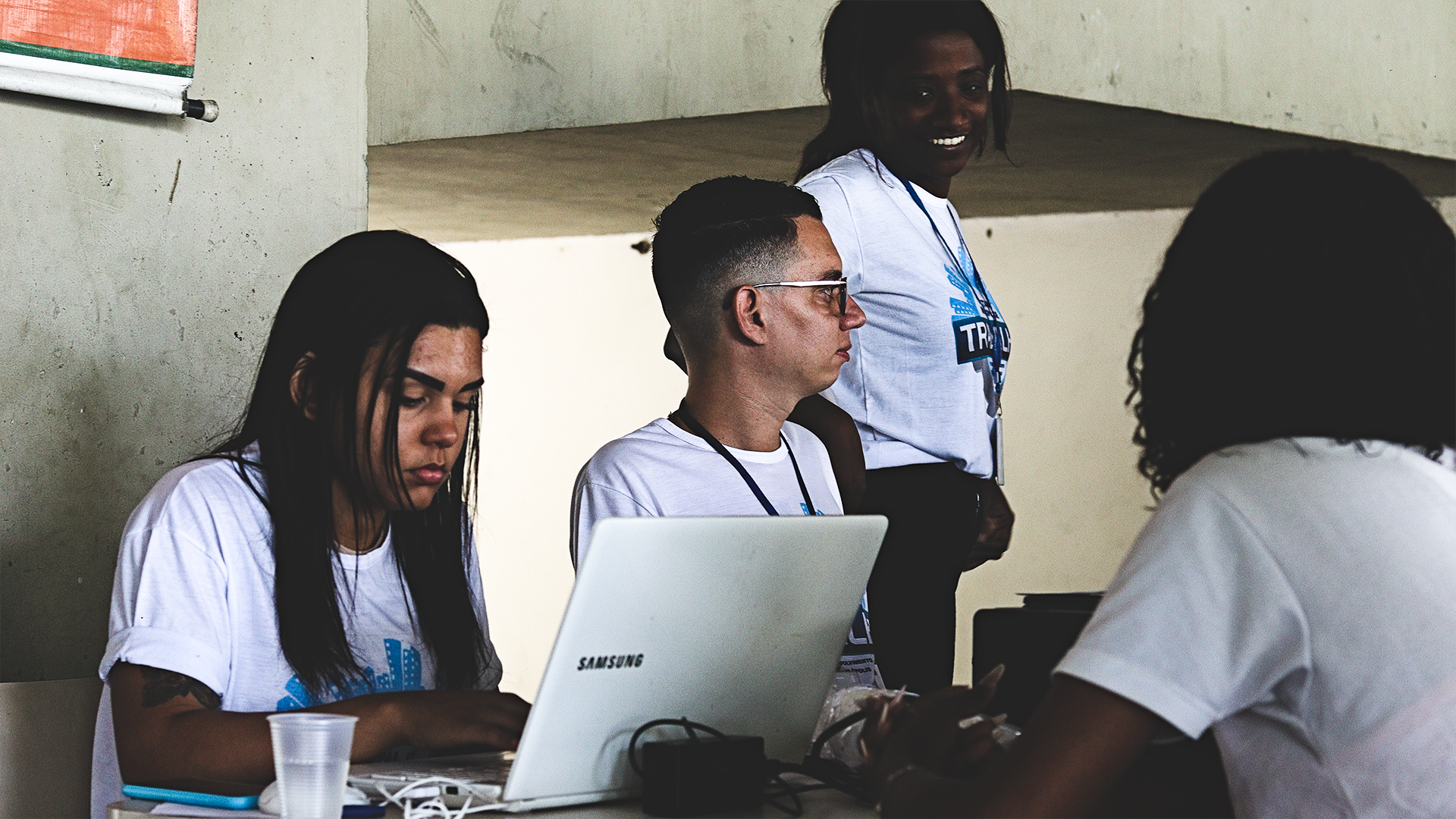 Alunos e respons&aacute;veis participaram da a&ccedil;&atilde;o social - Divulga&ccedil;&atilde;o / PMN