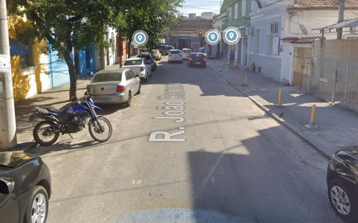 Rua Jo&atilde;o Romariz, em Ramos, onde Leandro foi flagrado assaltando