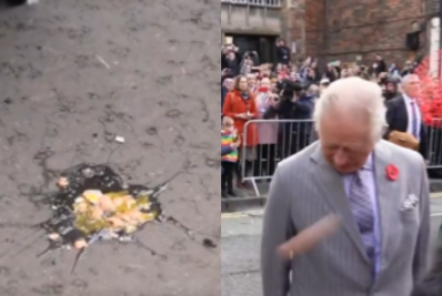 Após jogar ovos no rei Charles, homem é condenado no Reino Unido