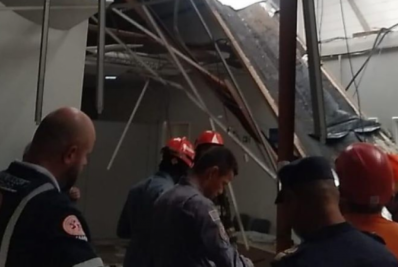 Teto desaba em Pronto Socorro de Itapevi e deixa três feridos