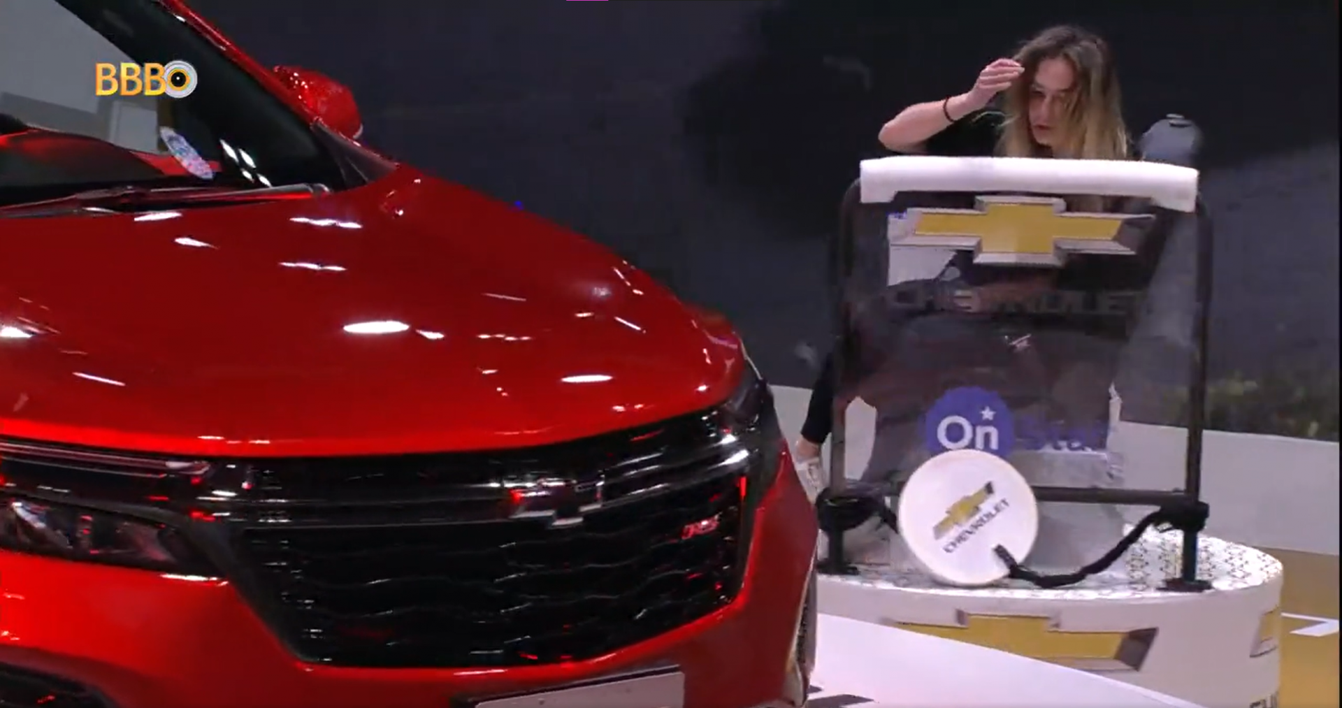 Larissa e Bruna são as primeiras eliminadas. Aline e Amanda permanecem na prova - Reprodução / Globoplay