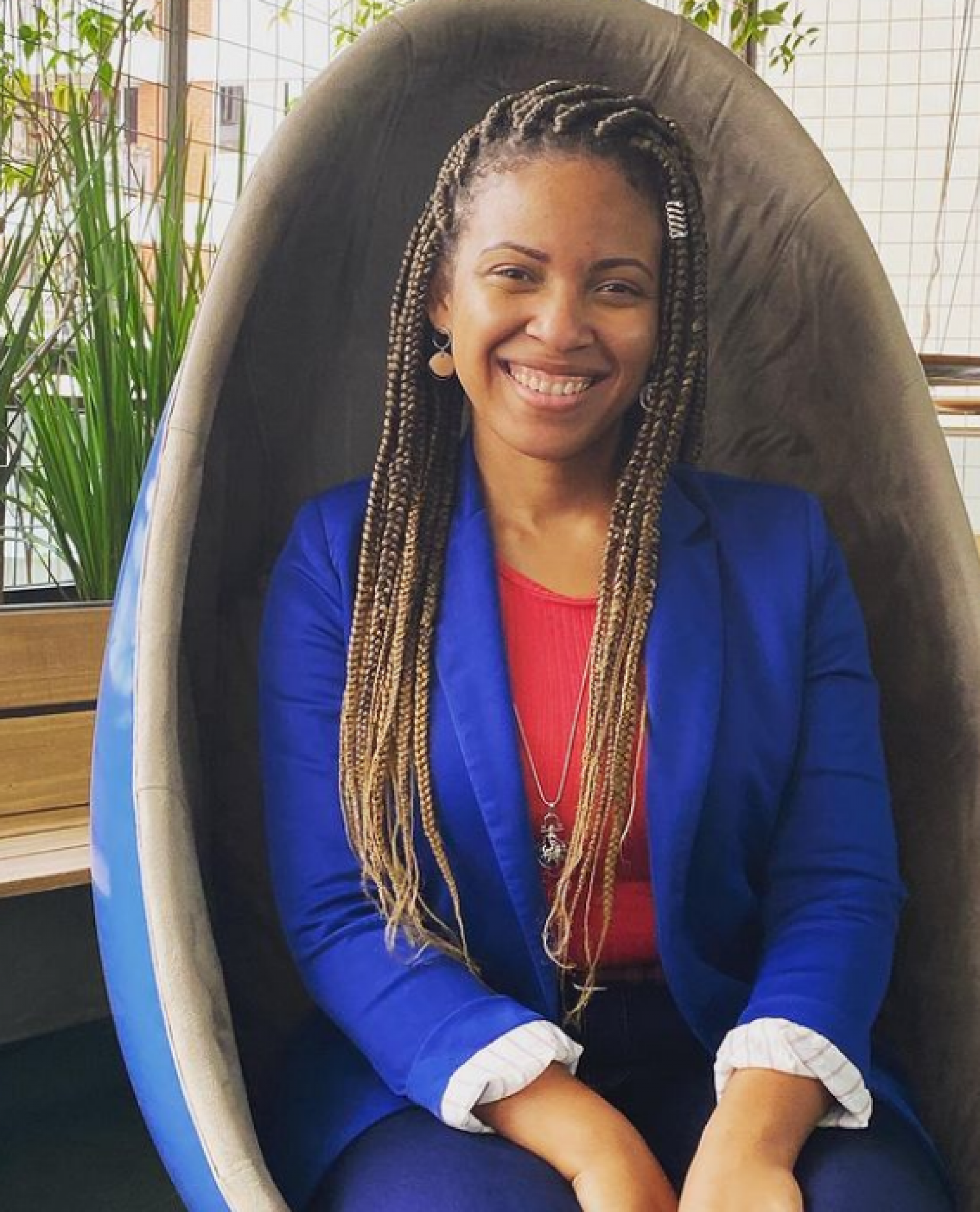 Sara Raimundo estava indo aos Estados Unidos para participar de um evento de empreendedorismo