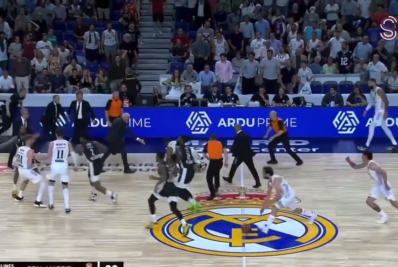 Vídeo: jogo de basquete do Real Madrid termina em pancadaria entre os jogadores