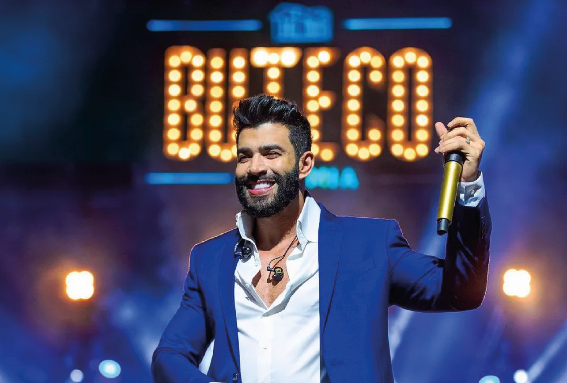 Gustavo Lima é xavecado por David Brazil - Foto reprodução Internet