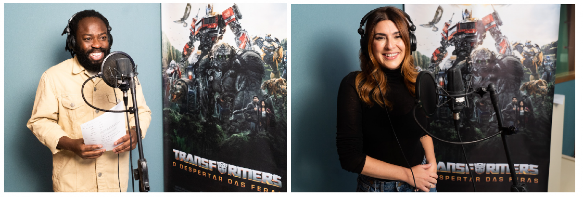 Fernanda Paes Leme e Douglas Silva revelam desafios de primeira dublagem em  Transformers: O Despertar das Feras