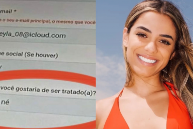 Key Alves erra em preenchimento de formulário e web não perdoa