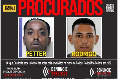 Disque Denúncia pede informações sobre dois suspeitos na morte de policial na Zona Oeste