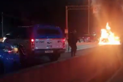 Suspeito é preso após tentar fugir de abordagem policial na Avenida Brasil