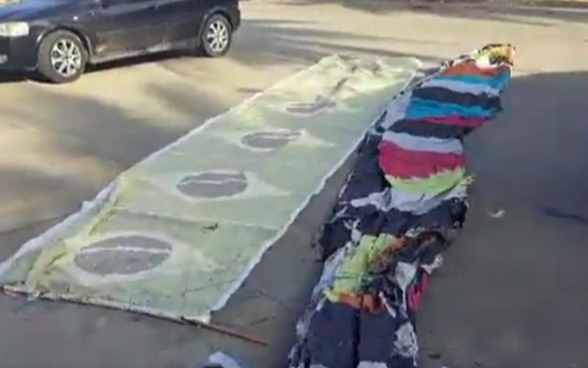 Bal&atilde;o apreendido em Mag&eacute;