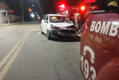 Adolescentes sofrem acidente de moto nos cajueiros