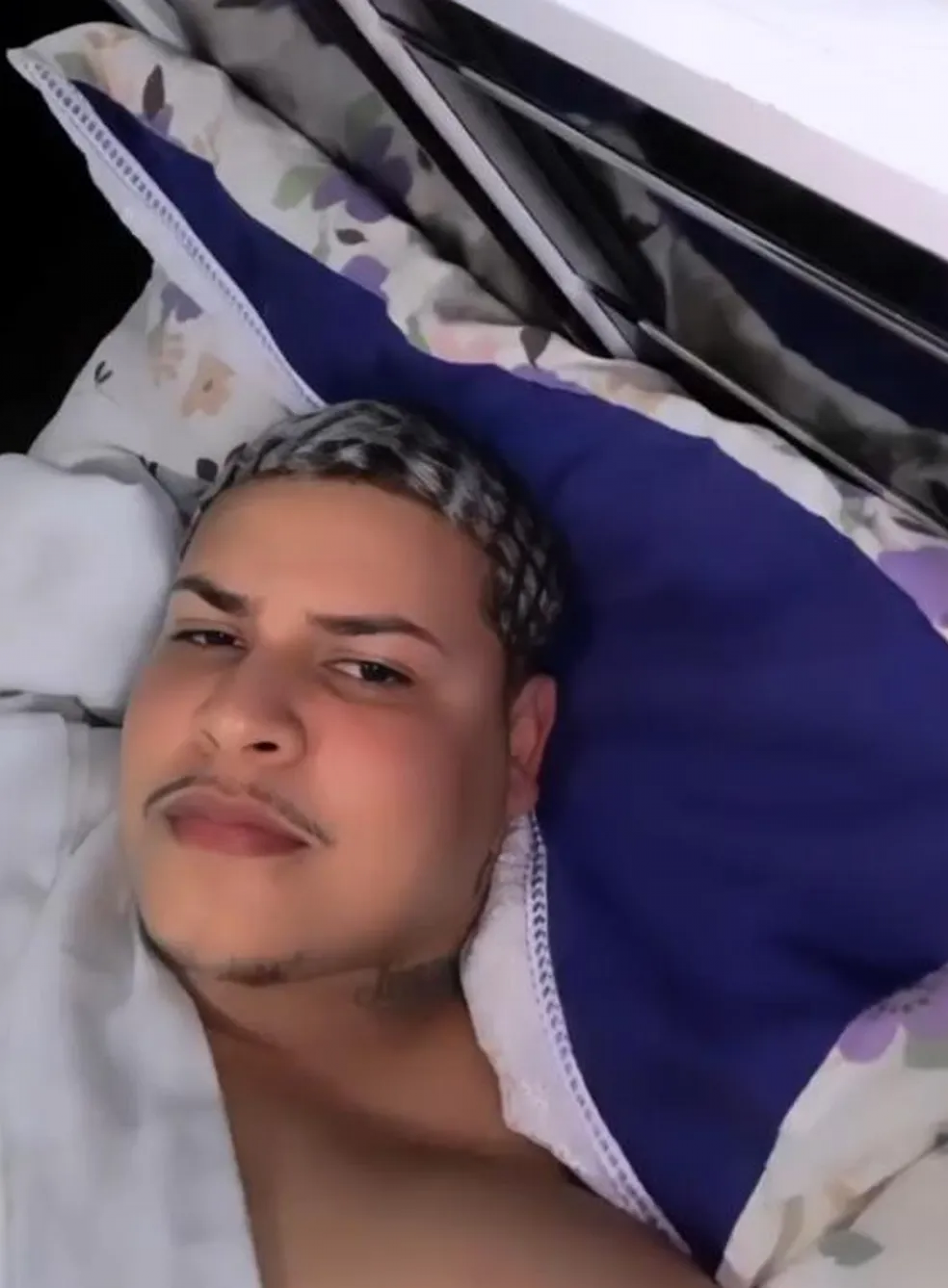 João Matheus Teixeira Porto foi preso, apontado como o principal suspeito de matar Maria Eduarda Nascimento, de 19 anos, no Complexo da Maré - Reprodução/ Redes sociais