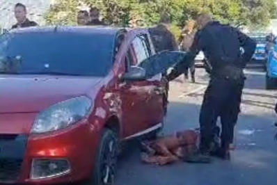 Casal atira em policial em Maricá