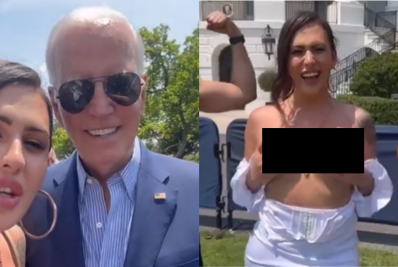 Mulher trans é banida de eventos na Casa Branca após fazer topless em evento de orgulho LGBT+