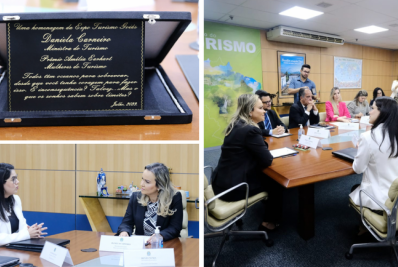 Ministra Daniela Carneiro é homenageada com prêmio dedicado a mulheres do Turismo