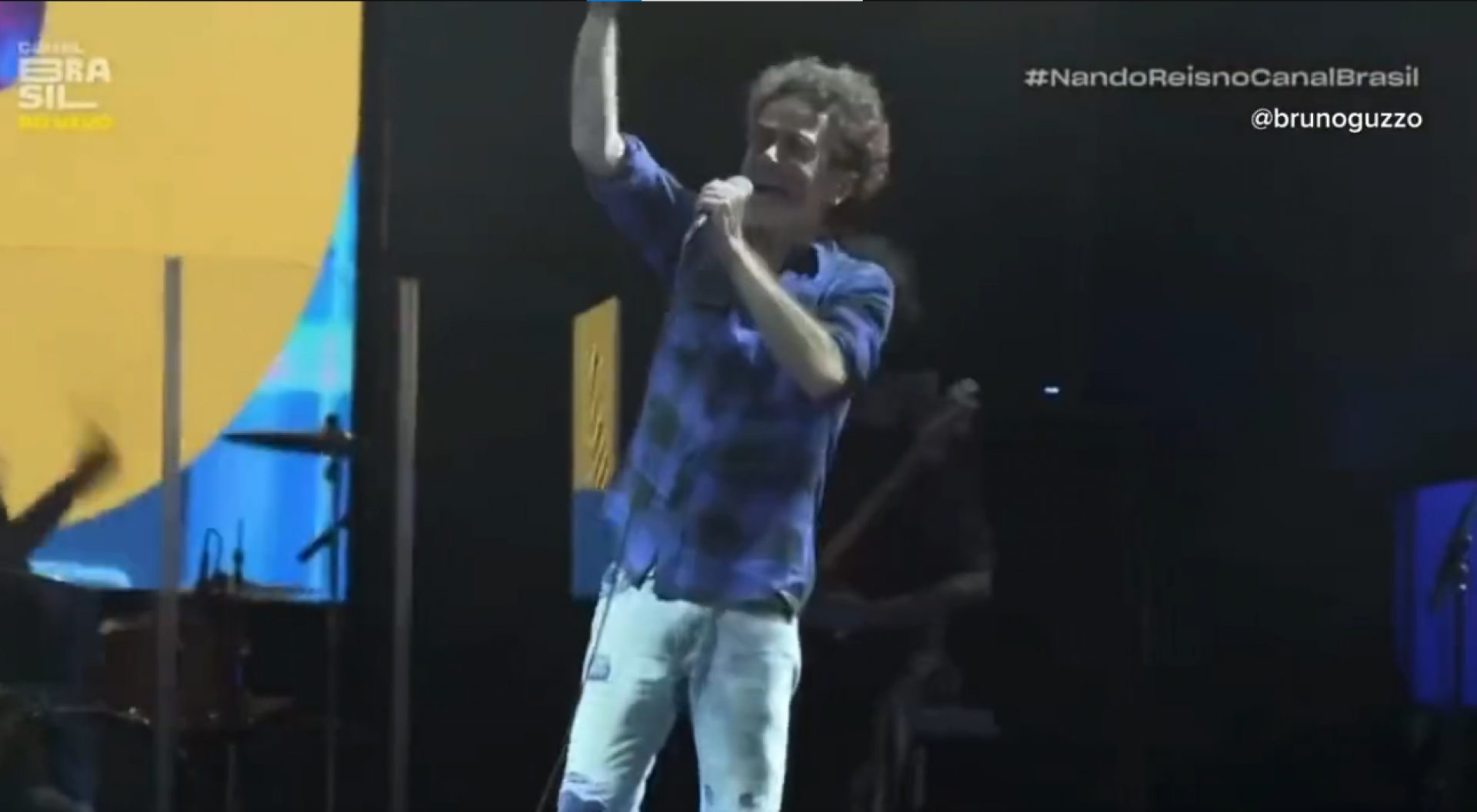 Nando Reis pede prisão de Bolsonaro - Reprodução/CanalBrasil/Twitter