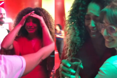 Sheron Menezzes aparece chorando após último dia de gravação de 'Vai Na Fé'