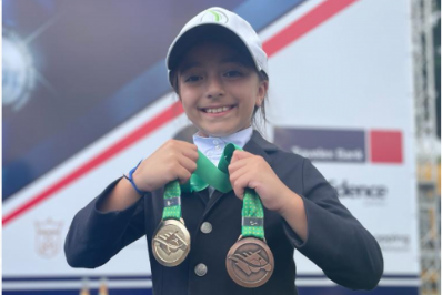 Atleta de hipismo de Teresópolis conquista medalhas de ouro e bronze no Campeonato Brasileiro de Escolas de Hipismo