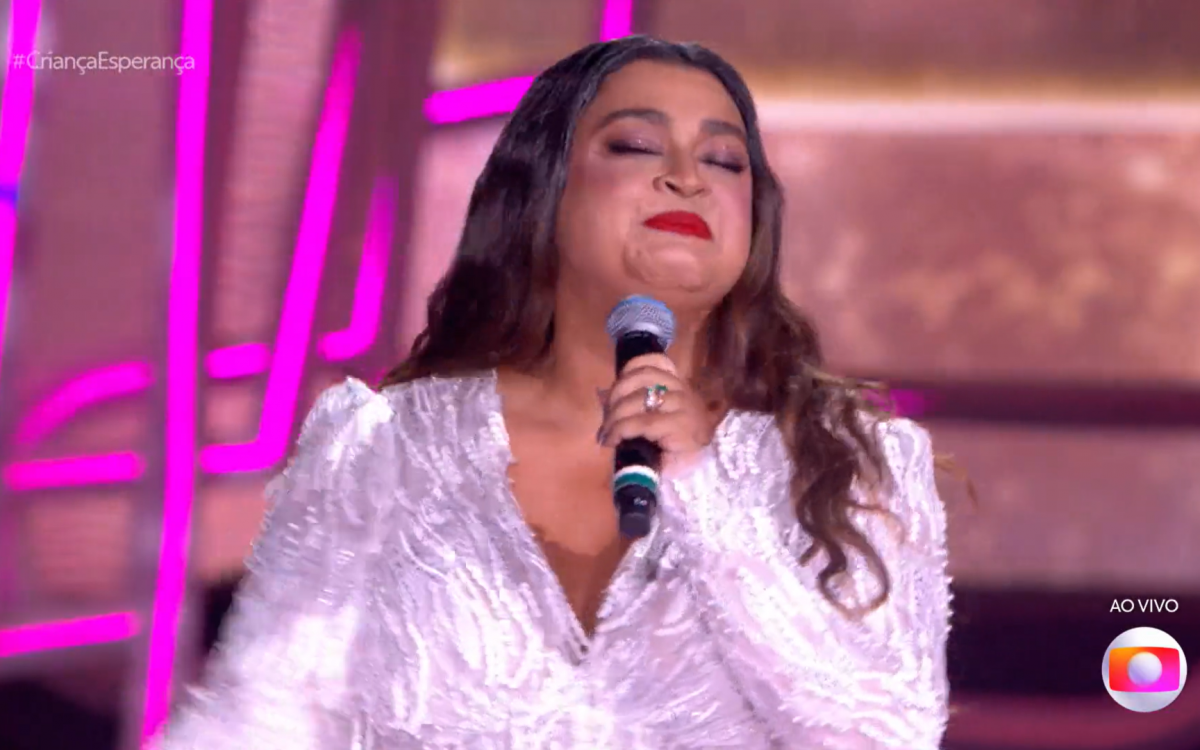 Preta Gil durante homenagem à Gal Costa no 'Criança Esperança 2023' - Reprodução / Twitter