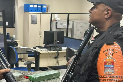 Foragido é preso com drogas na Linha Amarela