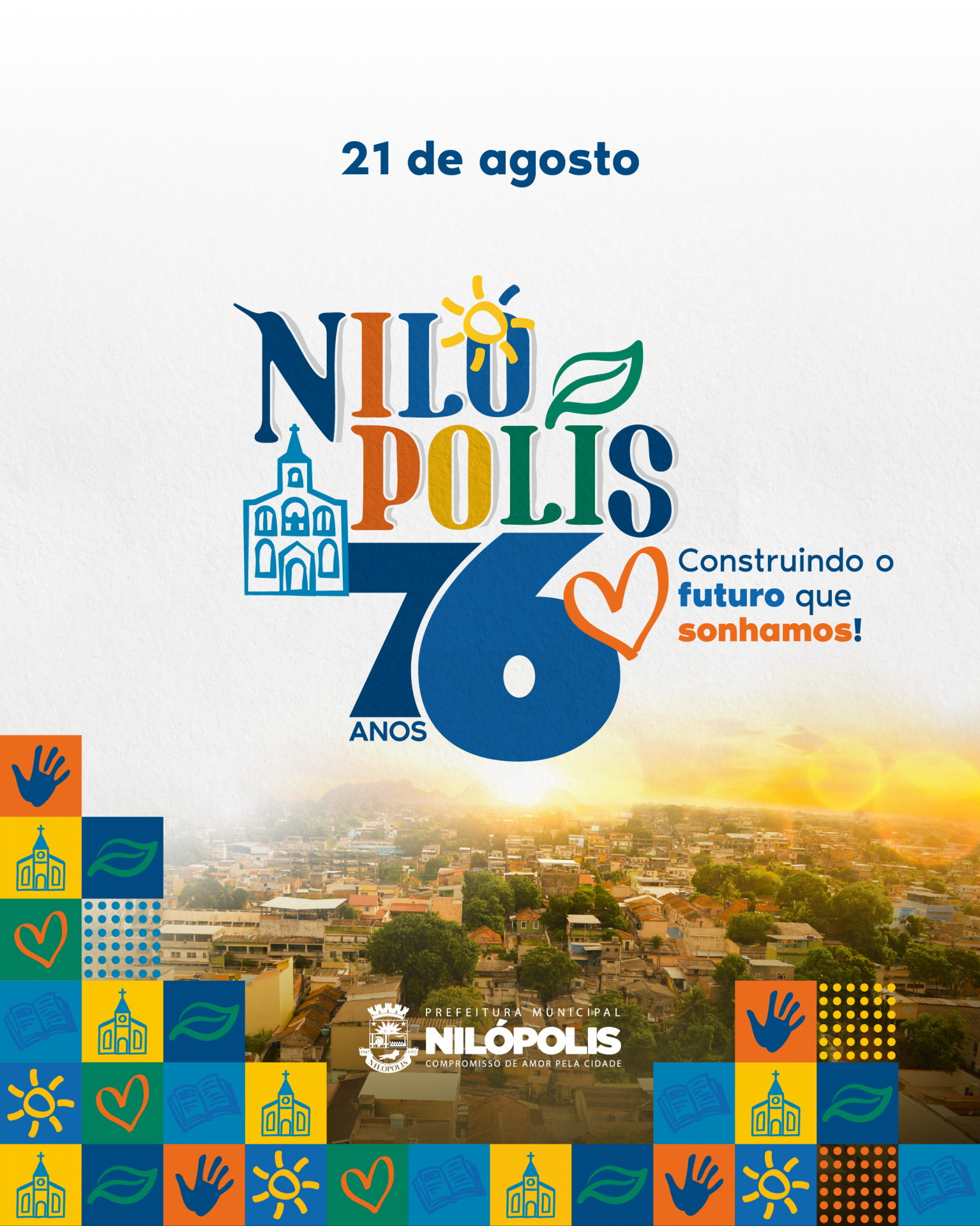 Nilópolis comemora 76 anos de emancipação no dia 21 de agosto - Divulgação / PMN