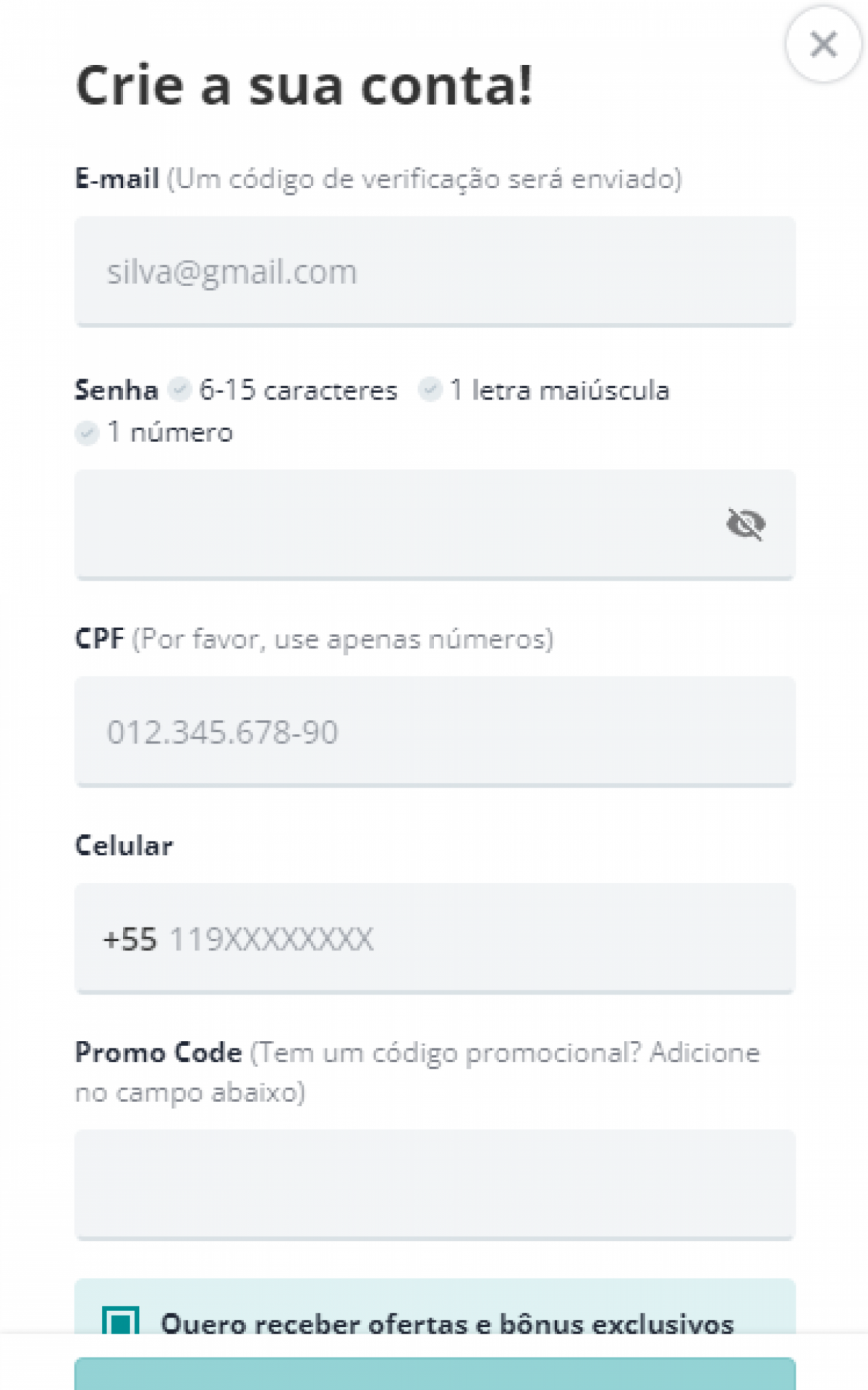 Escolha a forma de acesso que voc&ecirc; preferir, e depois siga o passo a passo