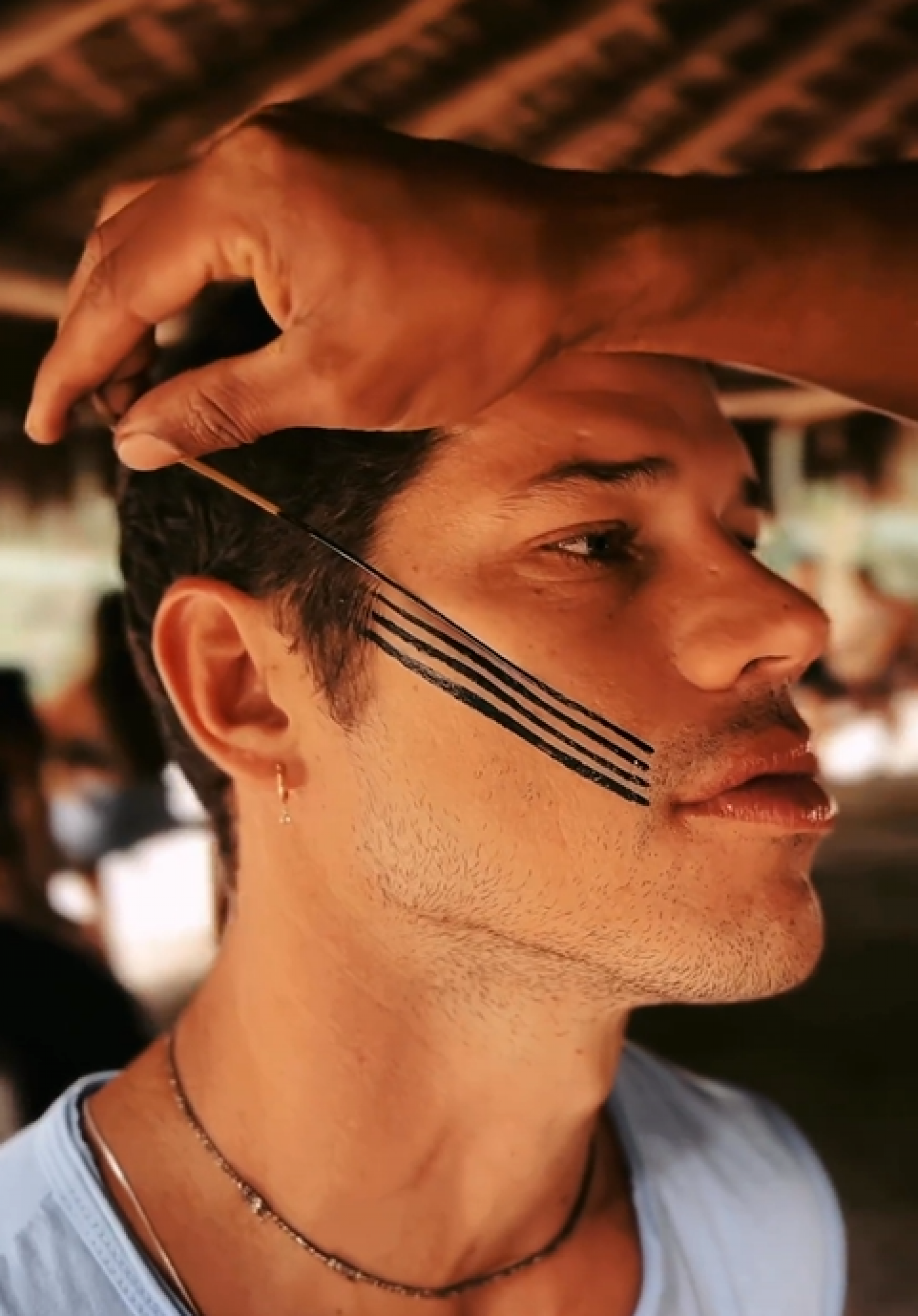 José Loreto visita aldeia Pataxó em Caraíva, na Bahia - Reprodução / Instagram