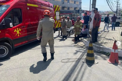 Acidentes de trânsito em Macaé: motocicleta e veículo de passeio envolvidos