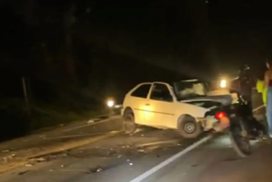 Acidente na BR-116 deixar três feridos 