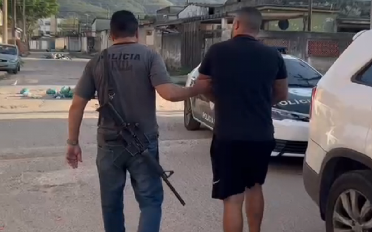 Léo Zika foi preso na comunidade do Cesarinho, em Paciência, na Zona Oeste do Rio