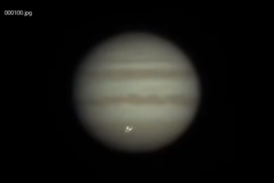 Clarão misterioso em Júpiter é flagrado por astrônomo amador