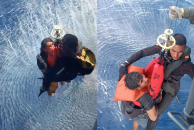 Marinha resgata sete tripulantes de embarcação que estava à deriva