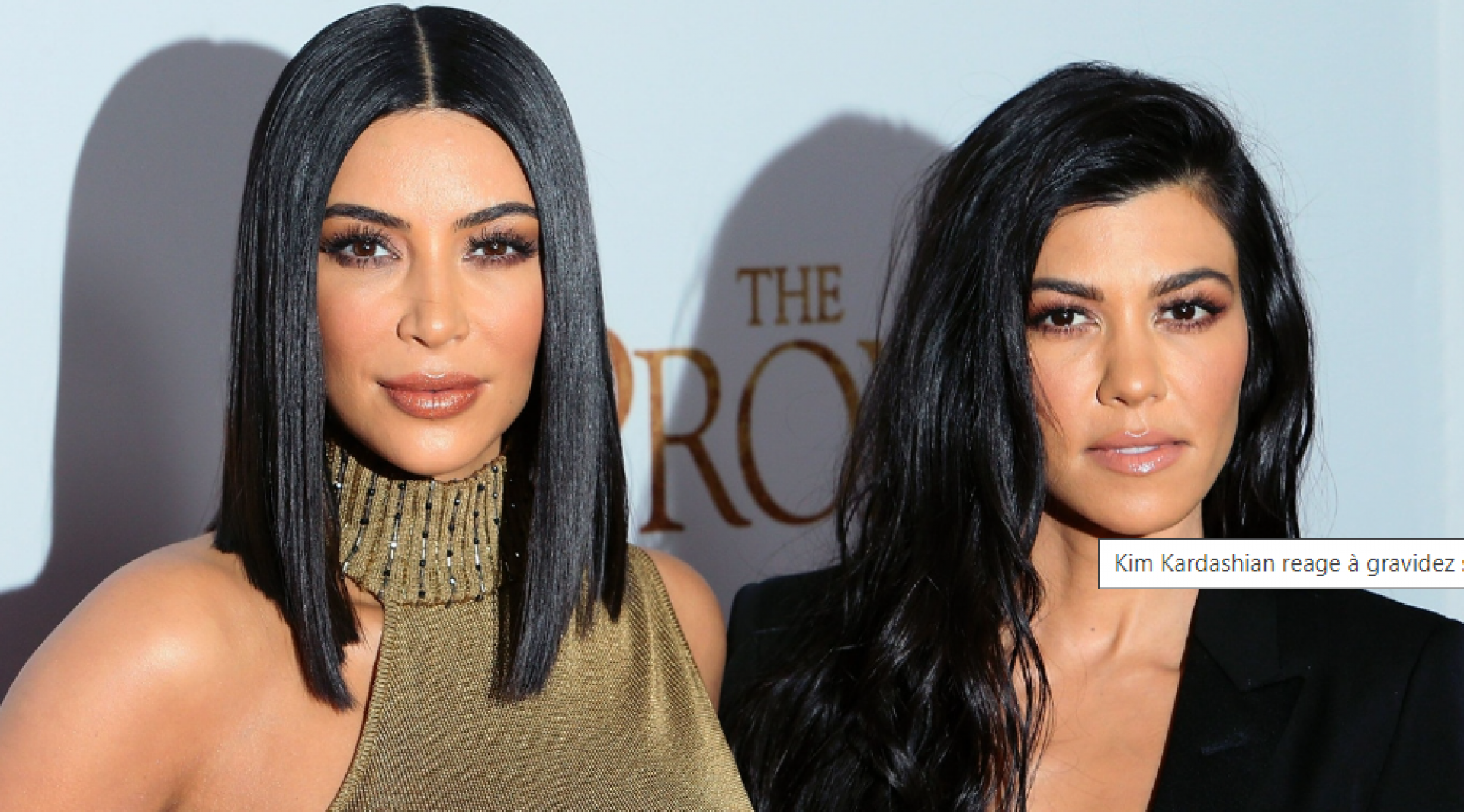 Kourtney e Kim Kardashian - Reprodução / Internet