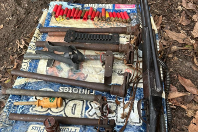 Polícia Militar apreende materiais de caça em Itaguaí