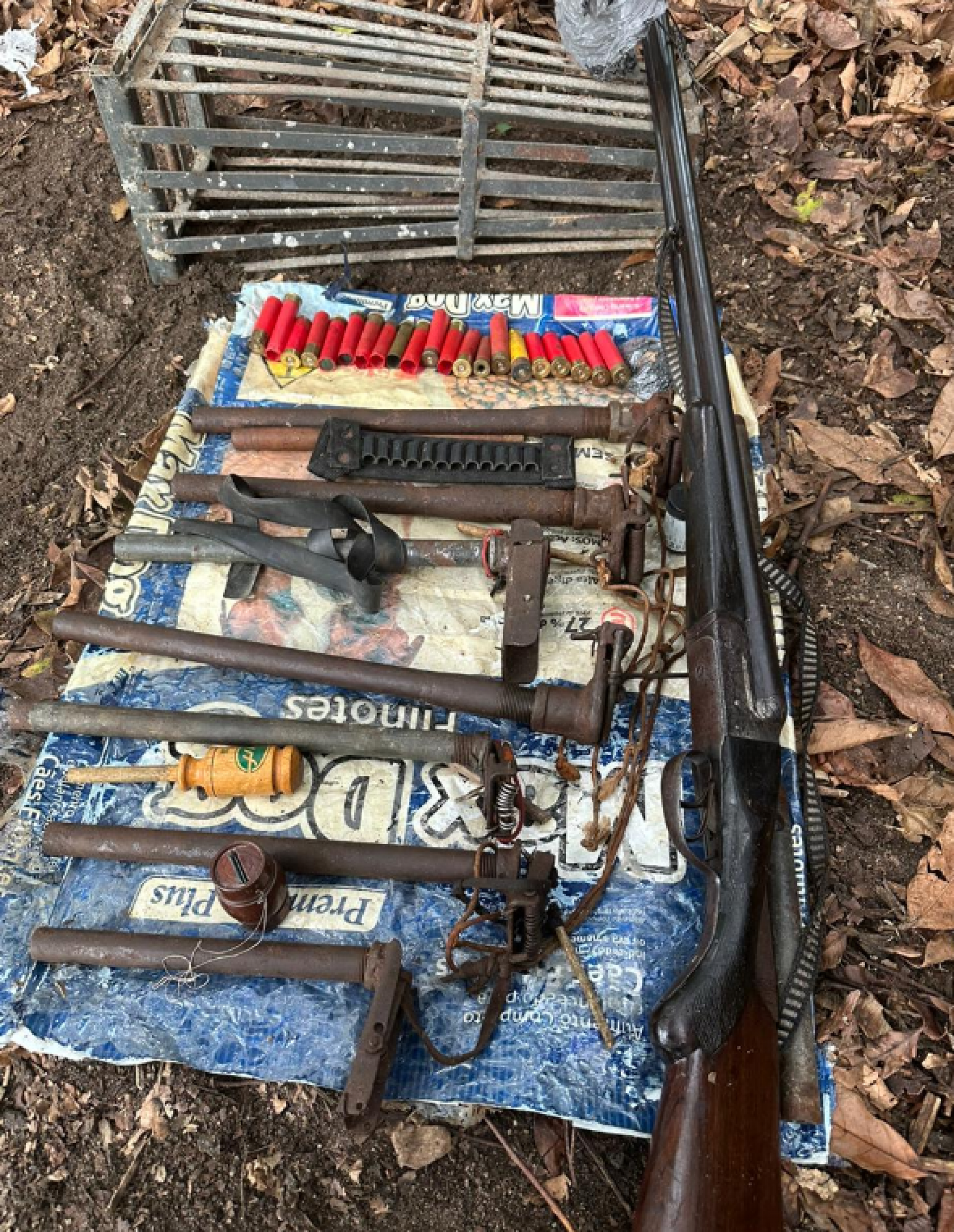 PM apreendeu materiais utilizados para caça